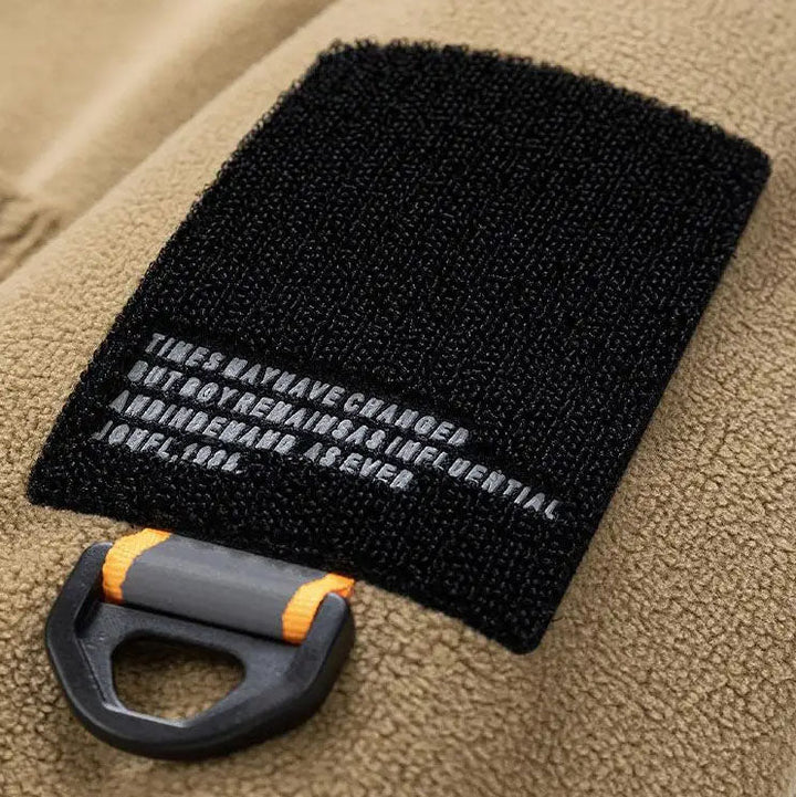 Veste en Suédine Douce avec Doublure en Fleece