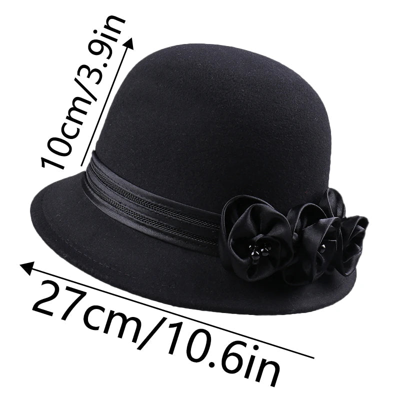 Cloche en Laine Evelyn Rose