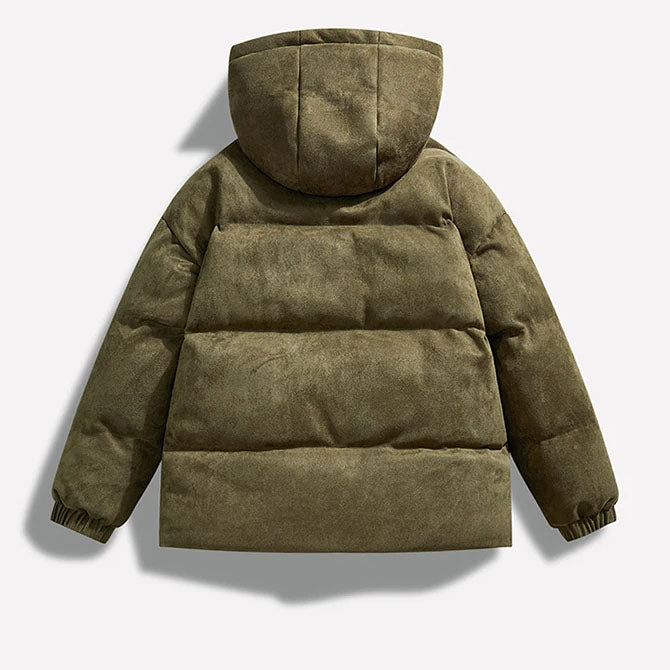 Manteau Puffer en Suède Brayden pour l’Hiver