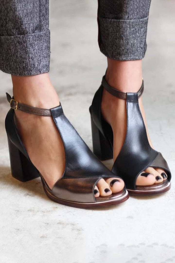Nadia | Sandales Chic Noires