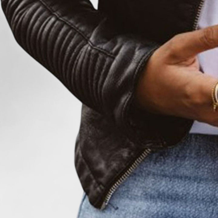 Isabelle – Veste en cuir raffinée