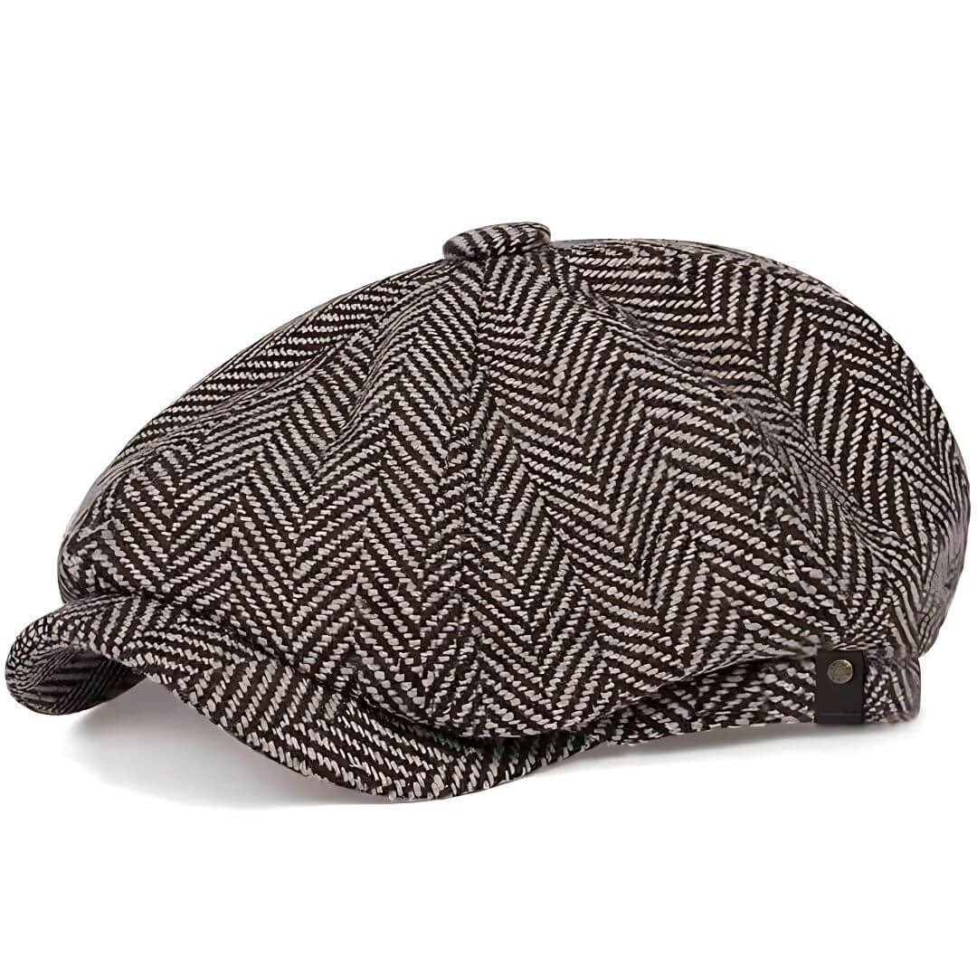 Lucien – Casquette en laine chevron