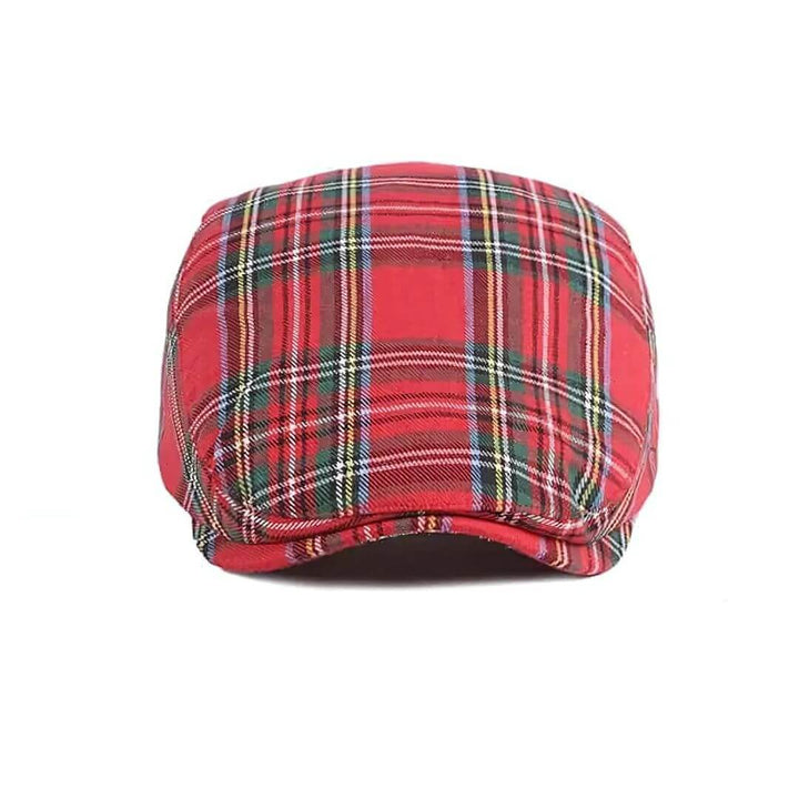 Armand – Casquette Ivy en tartan élégante