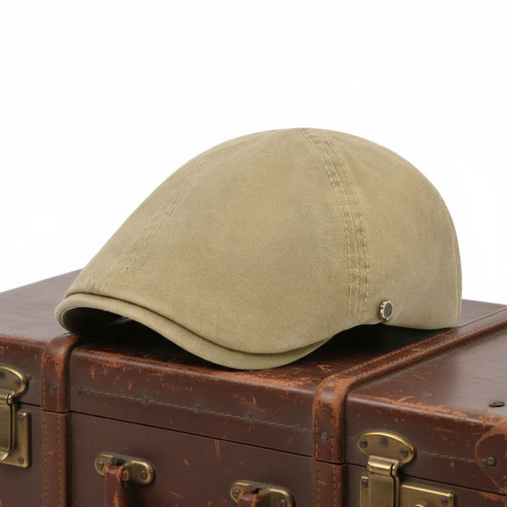 Émile – Casquette plate en coton brossé