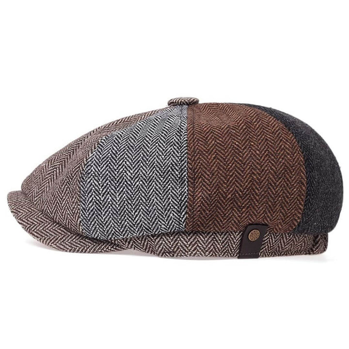 Augustin – Casquette patchwork raffinée