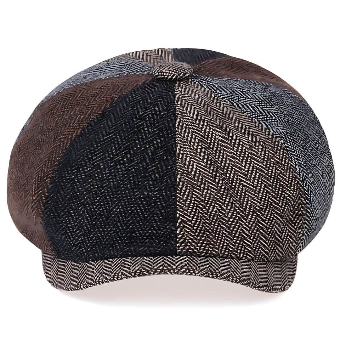Augustin – Casquette patchwork raffinée