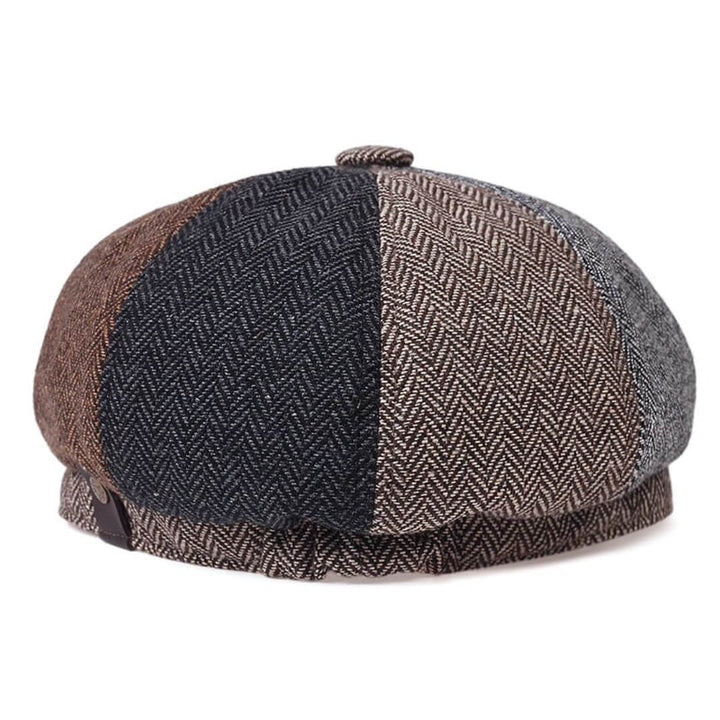 Augustin – Casquette patchwork raffinée