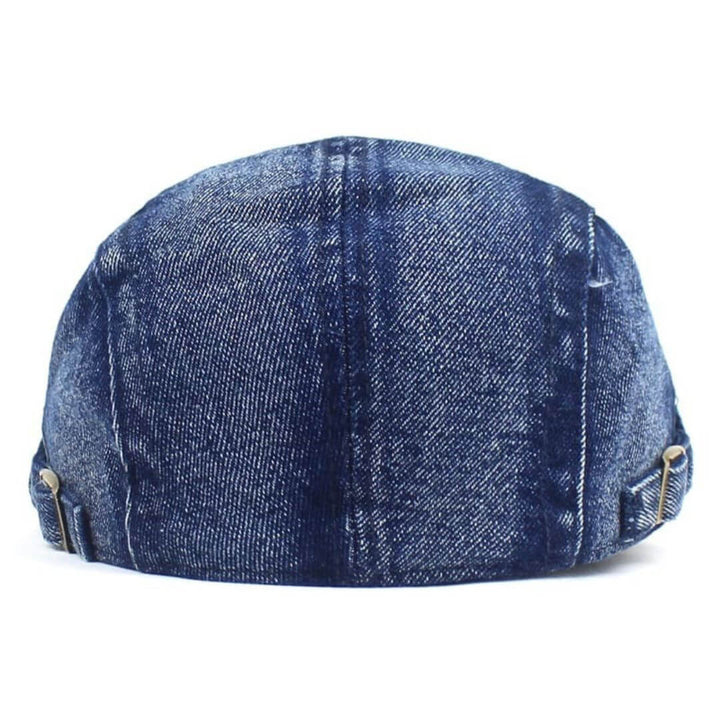 Léon – Casquette plate denim lavé