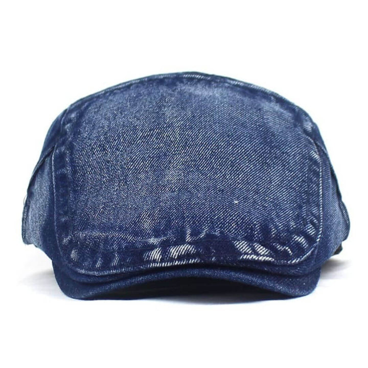 Léon – Casquette plate denim lavé