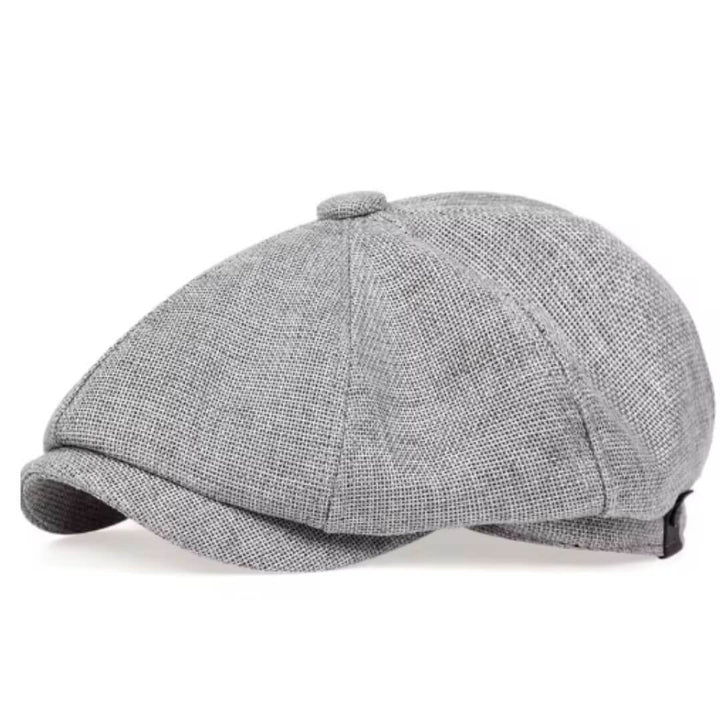 Gaspard – Casquette newsboy en tweed