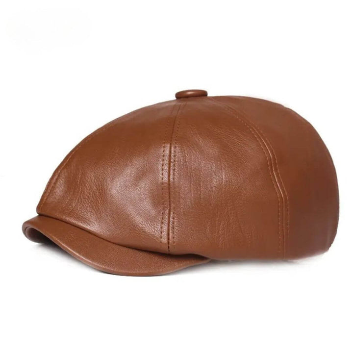 Léon – Casquette plate en cuir
