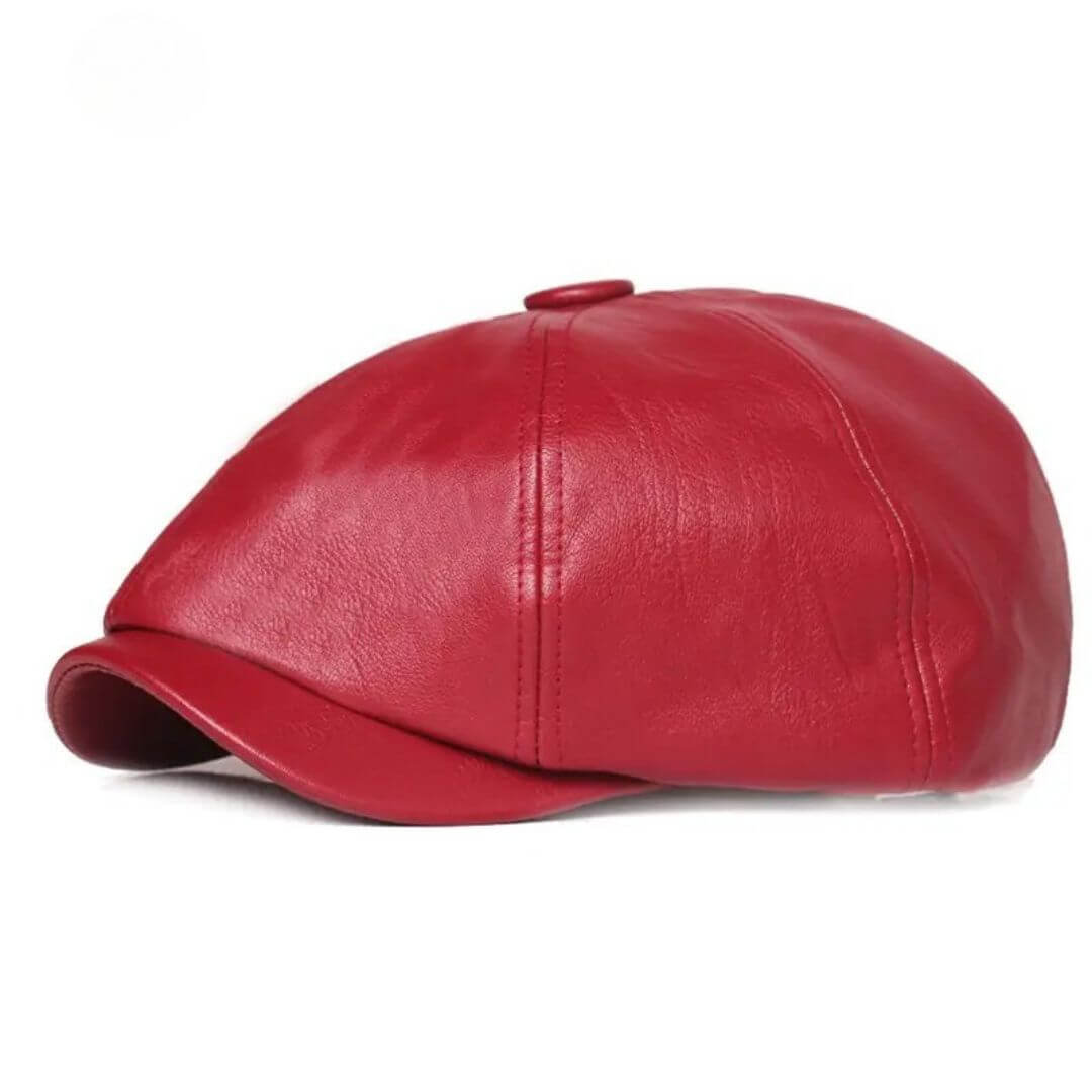 Léon – Casquette plate en cuir