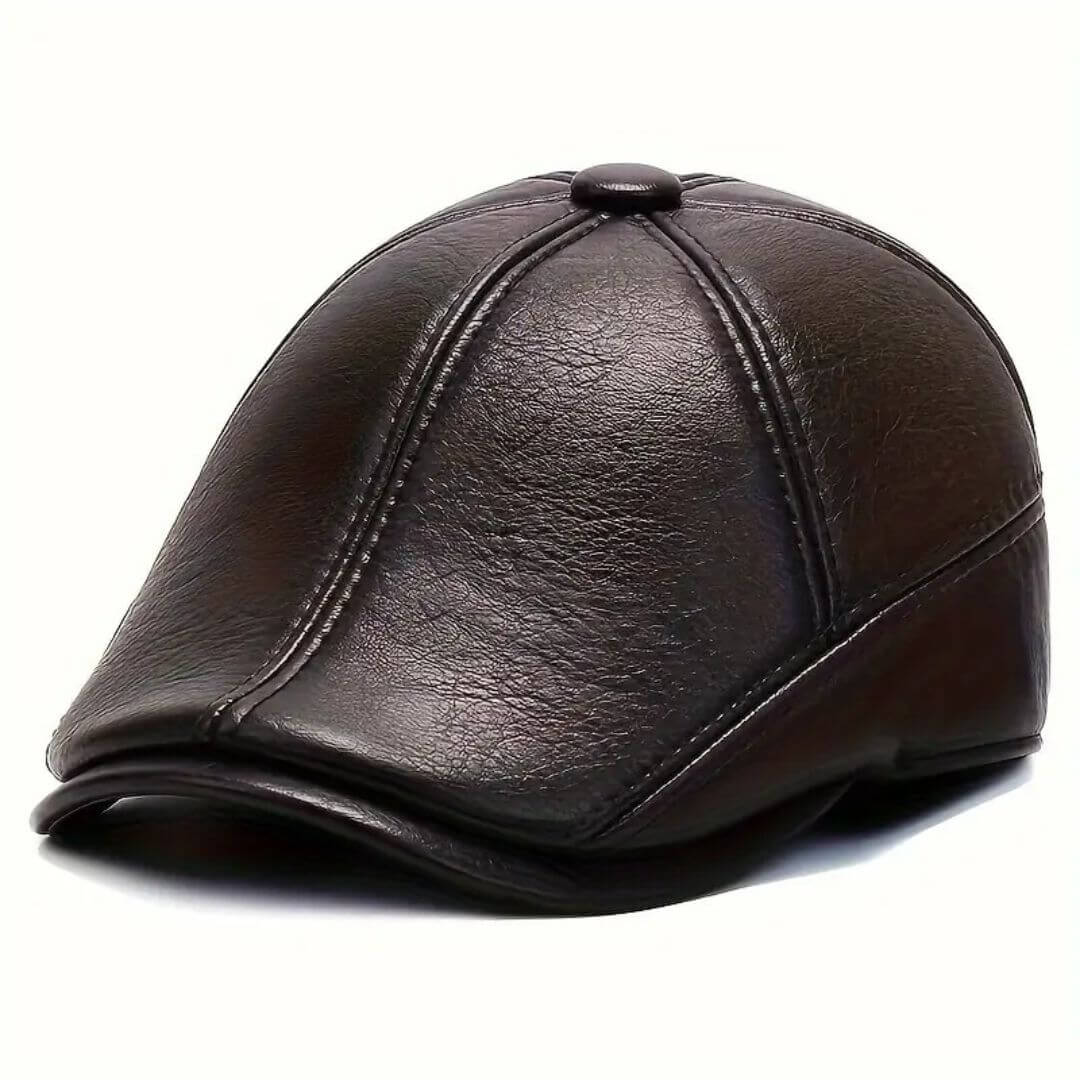 Léon – Casquette cuir stylée