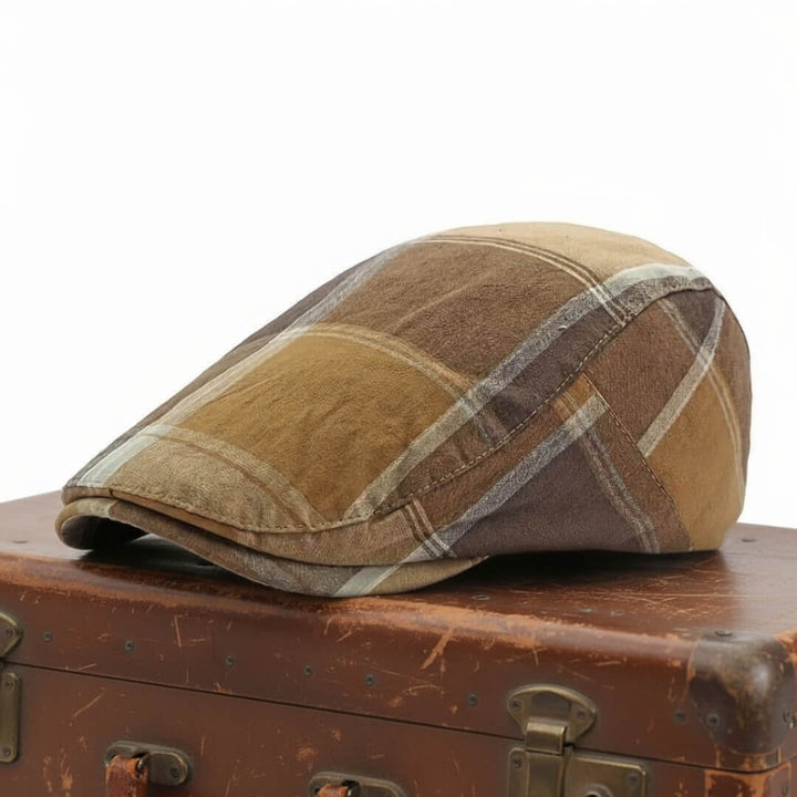 Lucien – Casquette plate en tweed