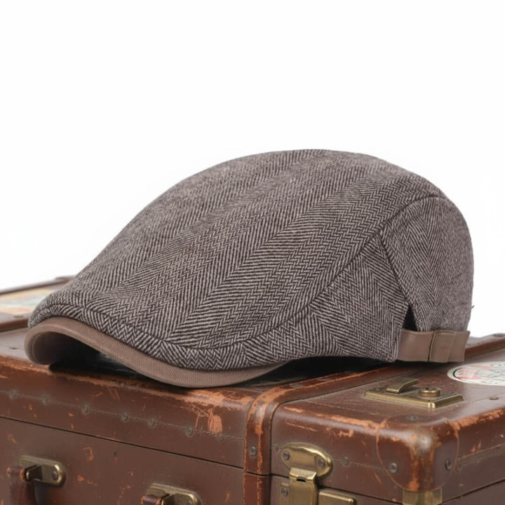Hector – Casquette en chevrons laine