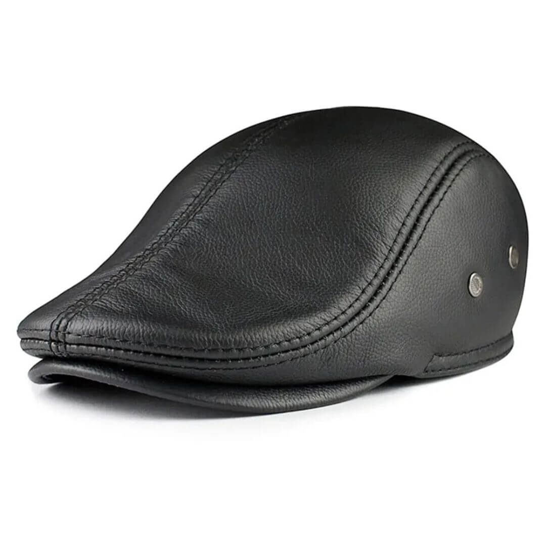 Dario – Casquette Ivy en cuir élégant