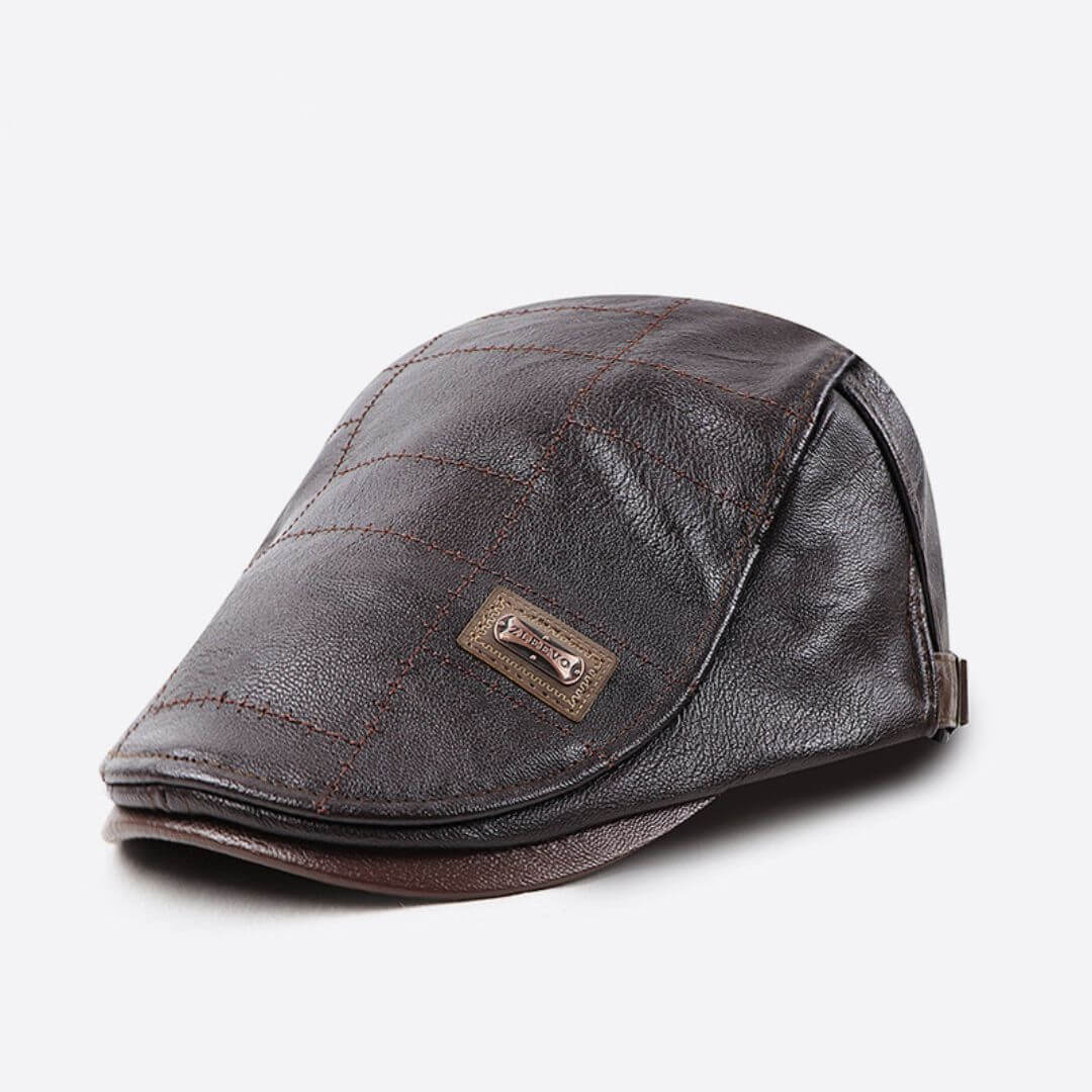 Loris – Casquette cuir vegan élégante