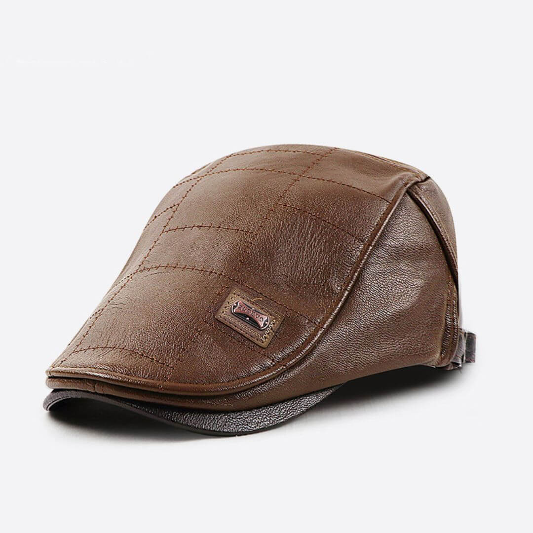 Loris – Casquette cuir vegan élégante