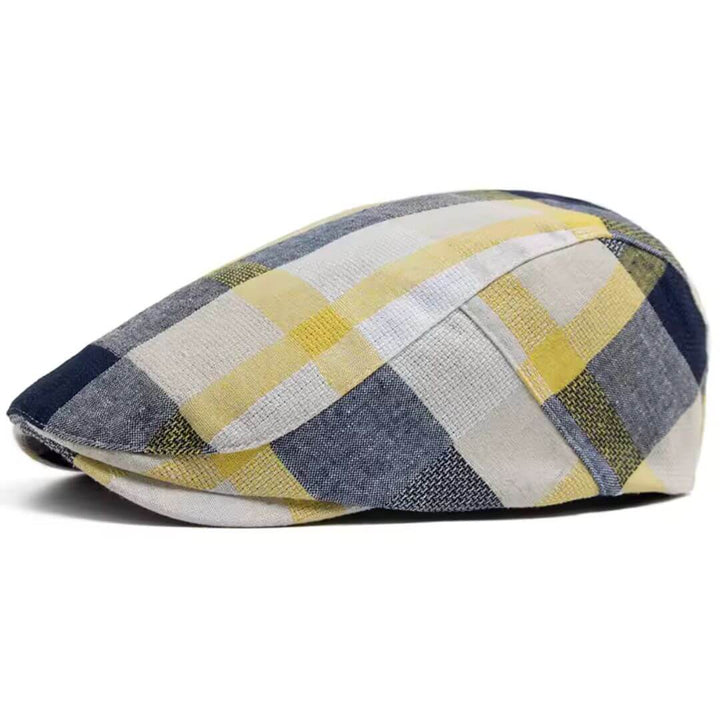Marcel – Casquette plate patchwork coton