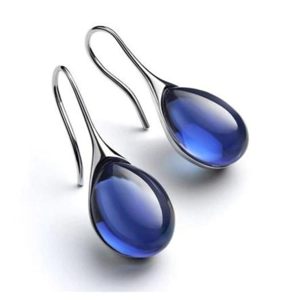 Althéa – Boucles d’oreilles cristal doré & argenté