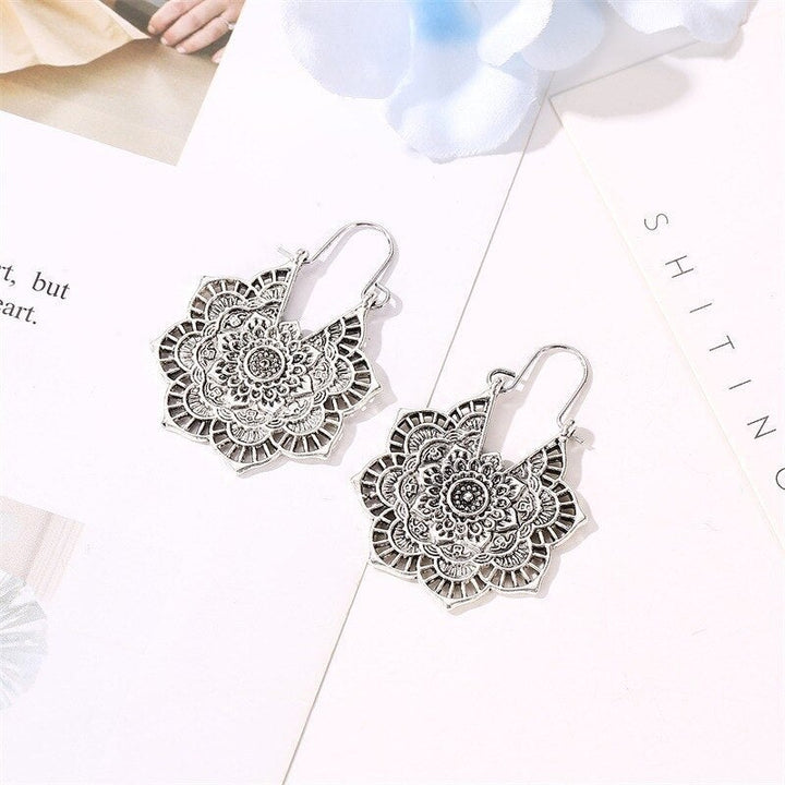 Anaya - Boucles d’oreilles lotus mandala