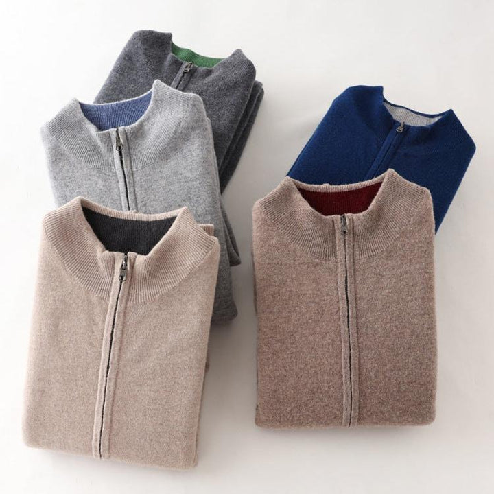 Veste zippée Ellington 100% Cachemire