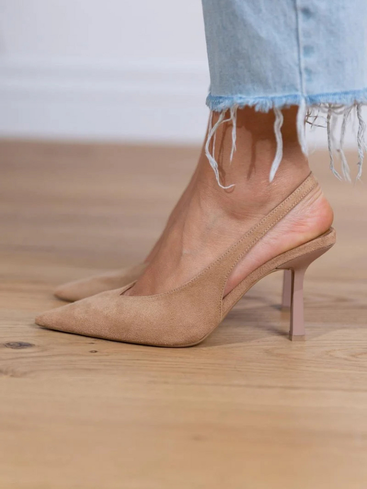 Sandalettes à Talon Slingback Isabelle