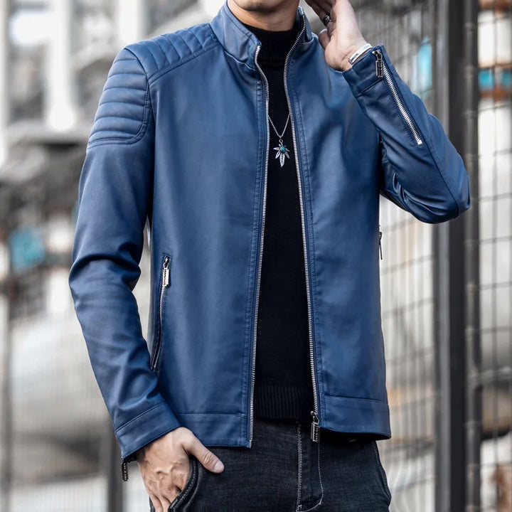 Alexandre | Veste Motard en Similicuir pour Homme