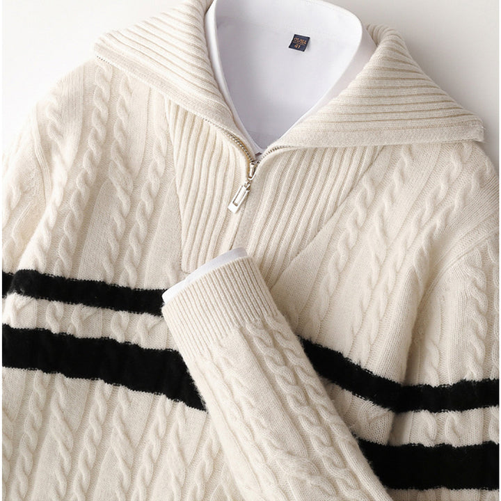 Soren – Pull zippé en maille