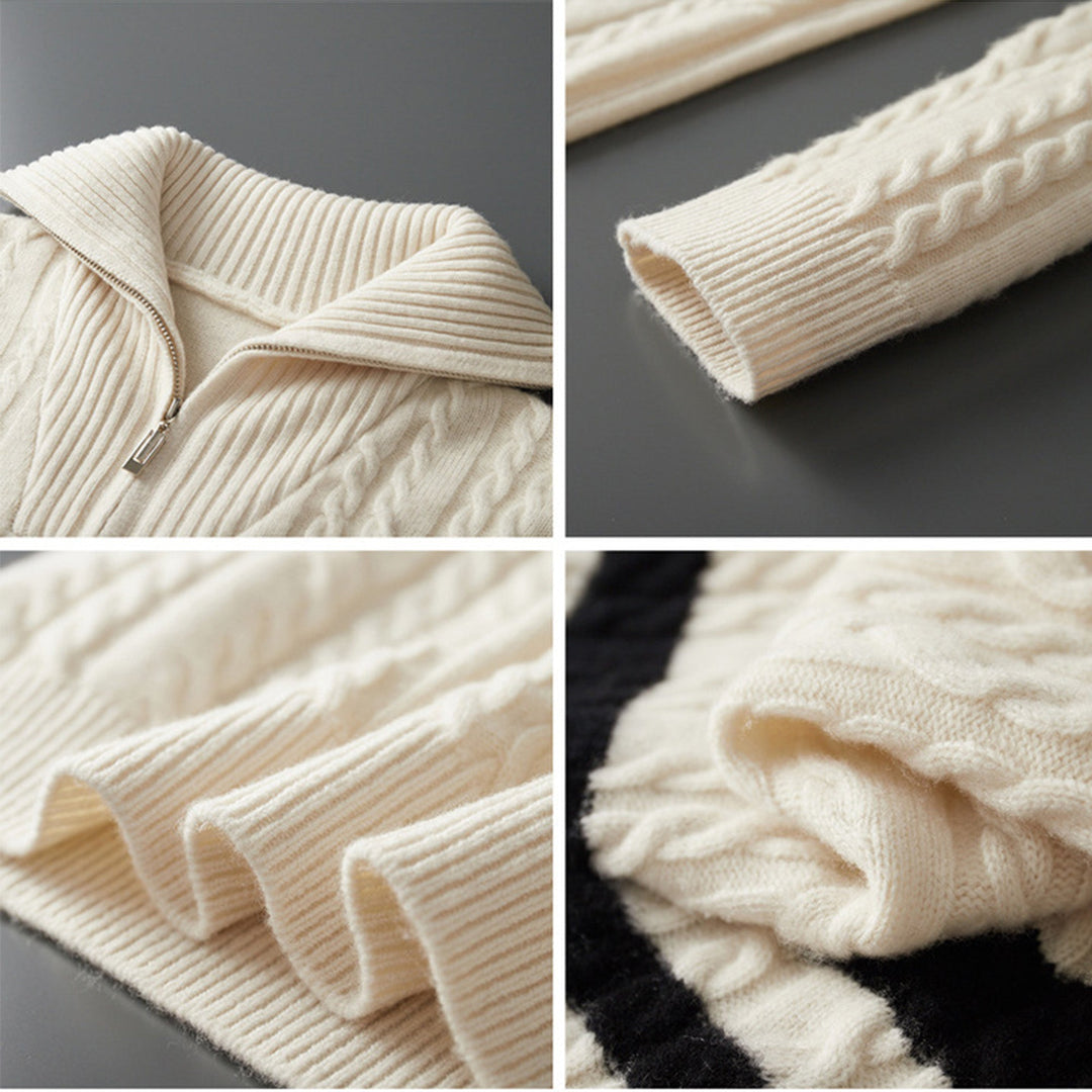 Soren – Pull zippé en maille