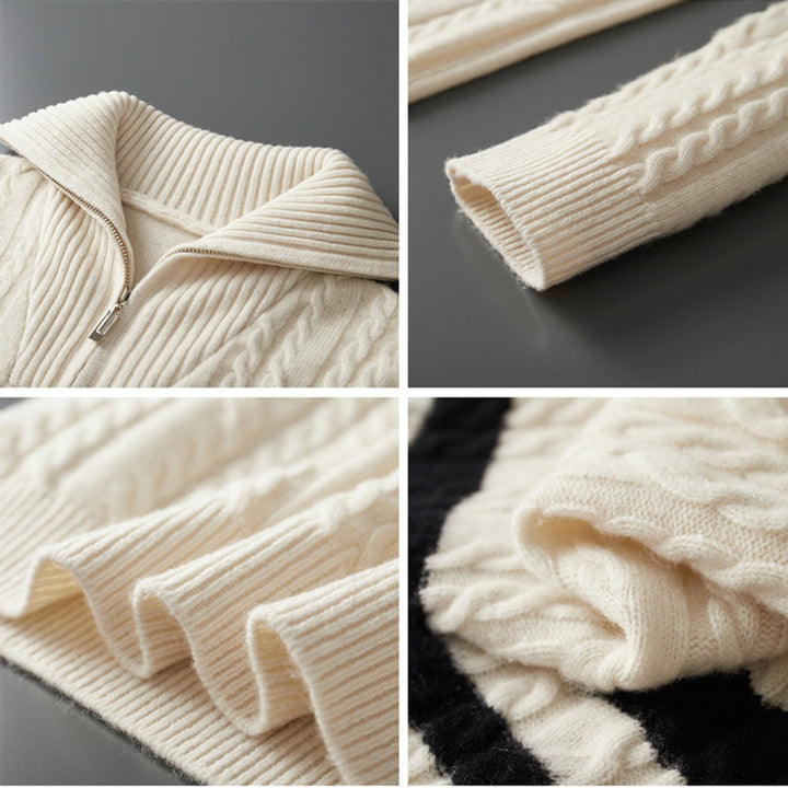 Soren – Pull zippé en maille