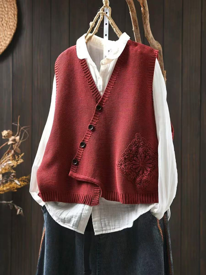 Elowen – Gilet tricot raffiné