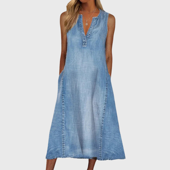Belle® | Robe en Denim Confort