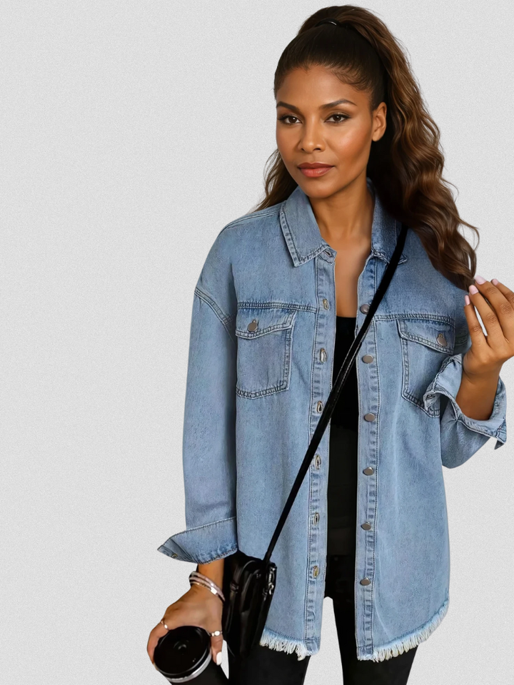Chemise en denim Angela classique