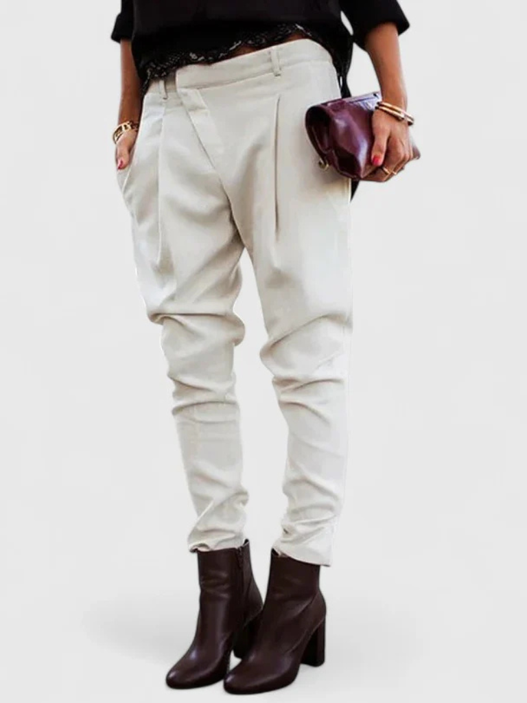 Pantalons Élégants en Élastique Style Jamaïcain