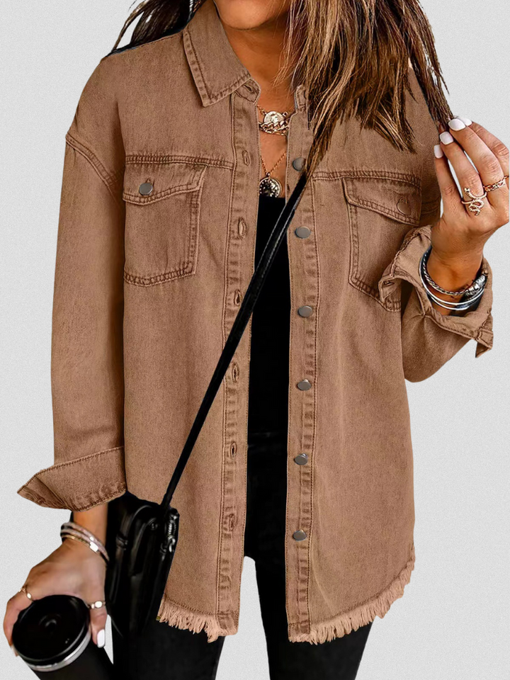 Chemise en denim Angela classique