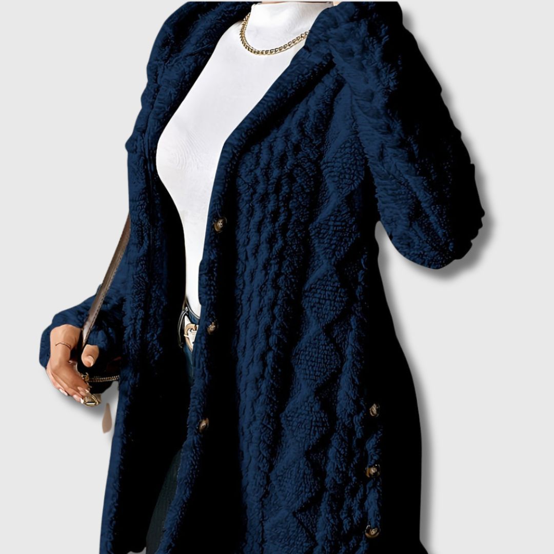 Élodie | Manteau élégant à capuche