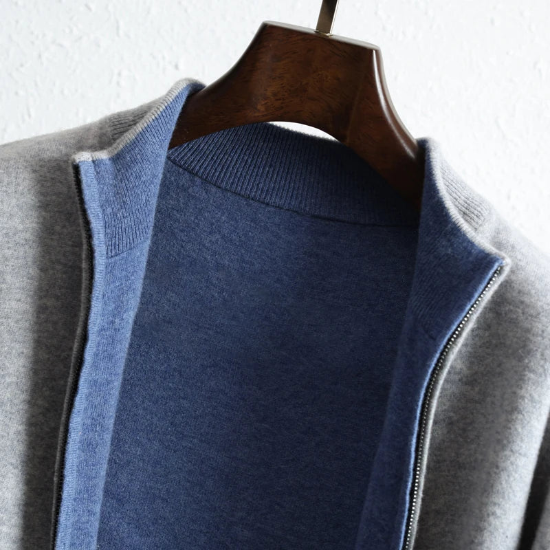 Veste zippée Ellington 100% Cachemire