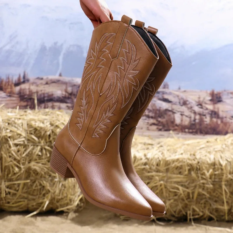 La Maison Élise® | Confortables Bottes de Cowboy Orthopédiques
