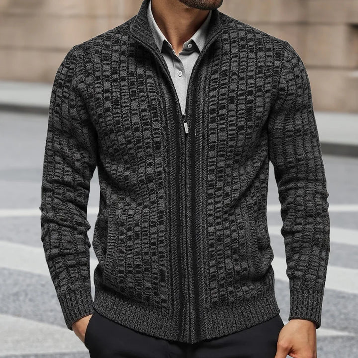 Jean - Cardigan Zippé avec Poches Élégant