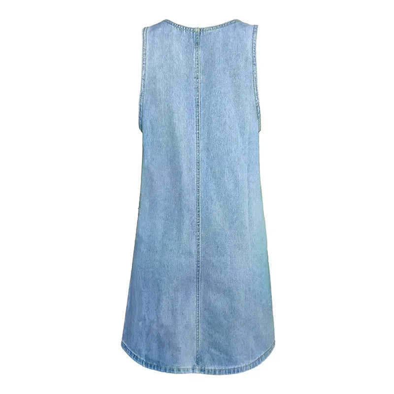 Josefine™ | Robe d'été en denim pratique et légère