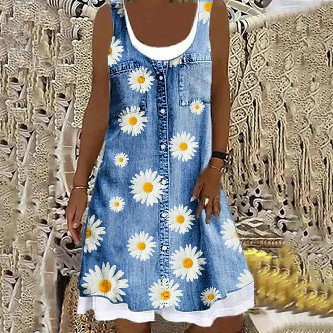 Luca™ | Robe en Jean Douce et Élégante