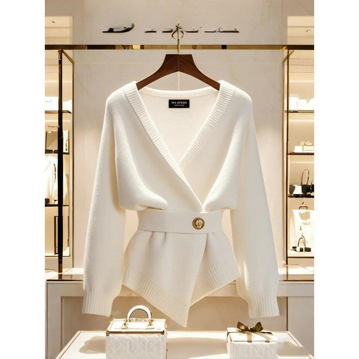 Solène – Gilet vintage en maille