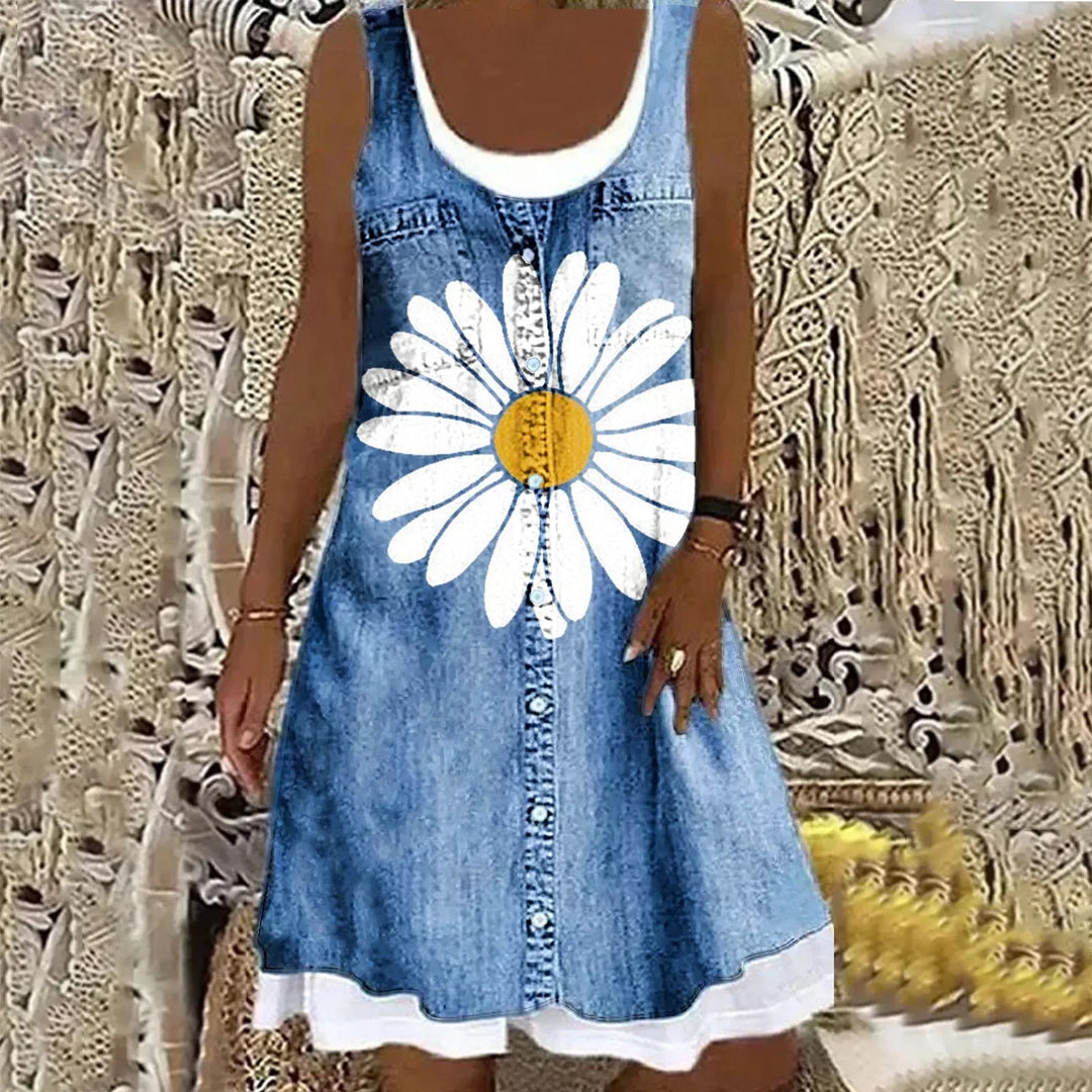 Luca™ | Robe en Jean Douce et Élégante