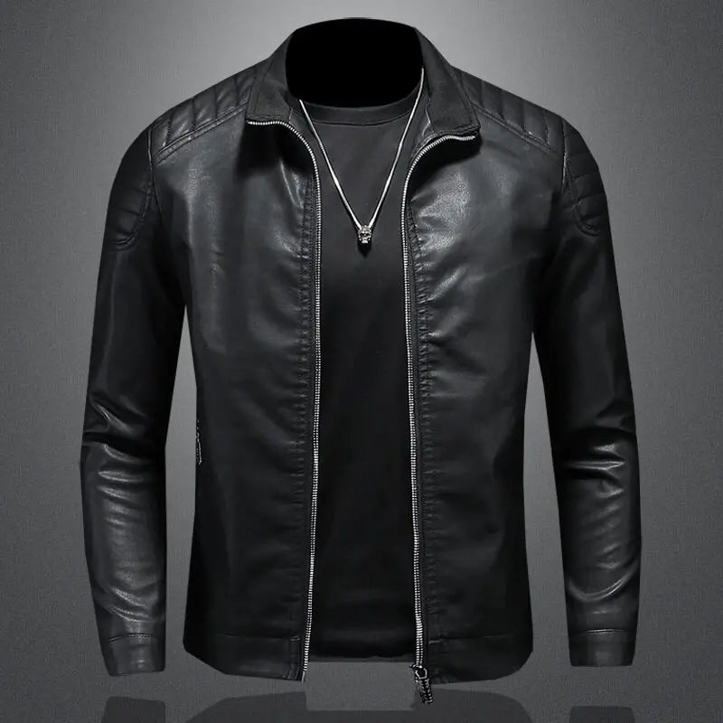 Alexandre | Veste Motard en Similicuir pour Homme