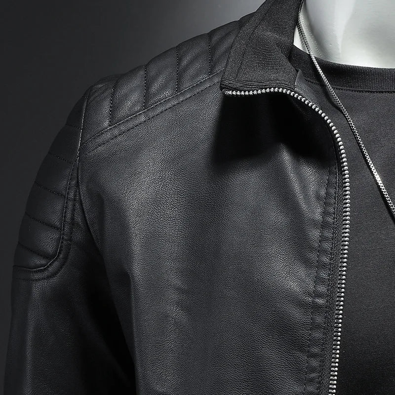 Alexandre | Veste Motard en Similicuir pour Homme