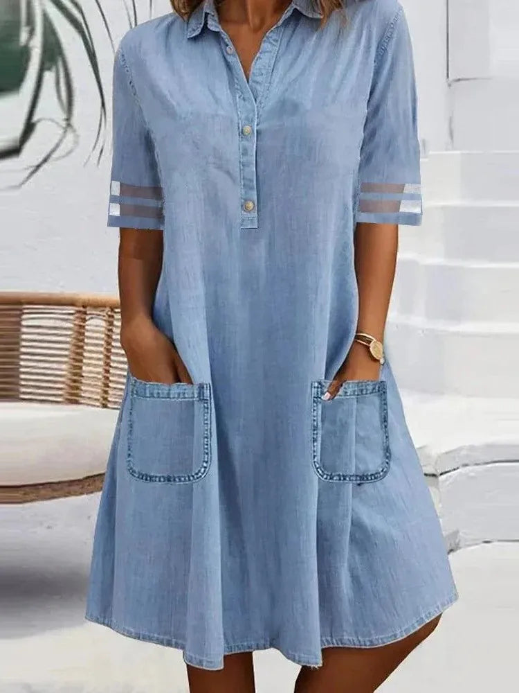 Victoria® | Robe en Denim Légère