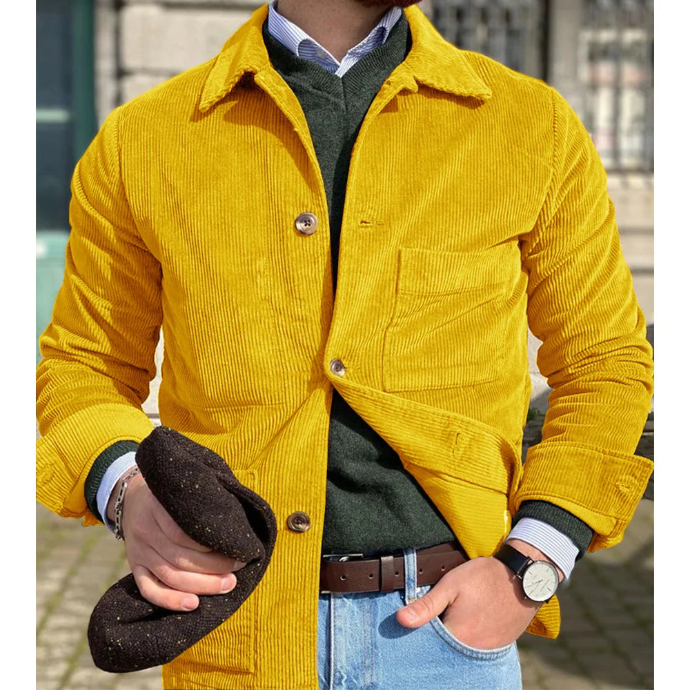 Philippe – Veste Slim en Velours Côtelé