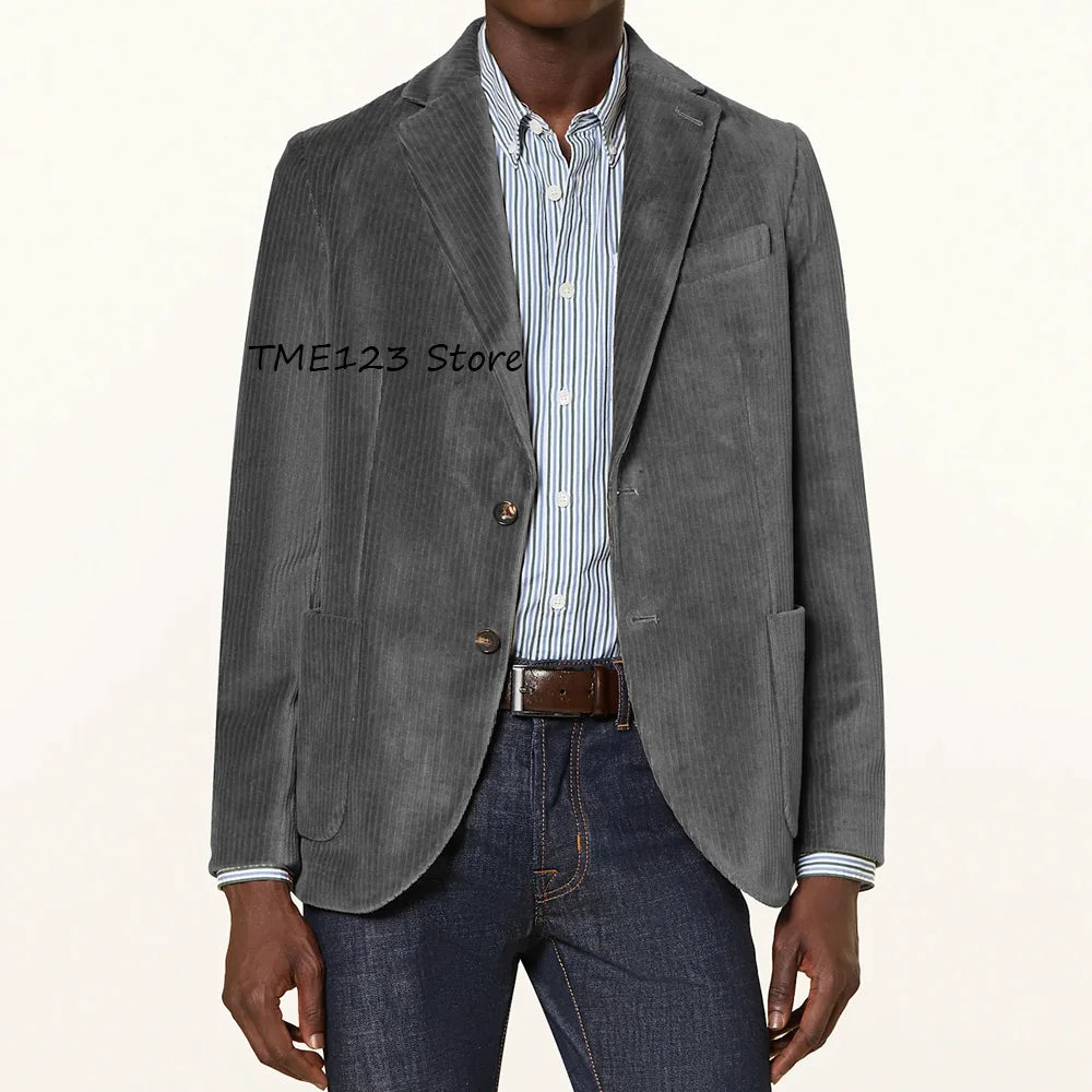 Julien - Veste en velours raffinée