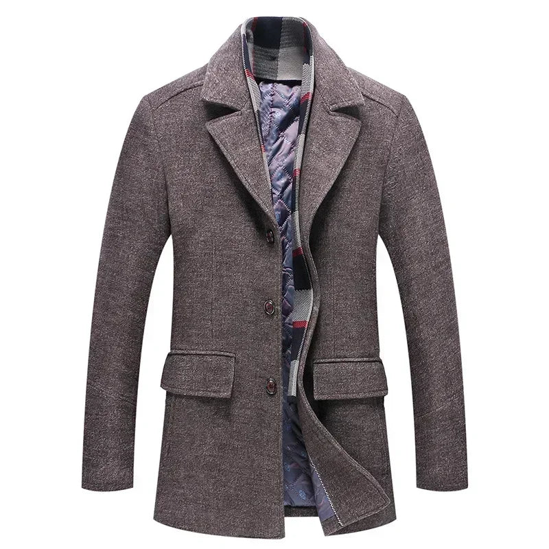 Manteau en Laine Classique